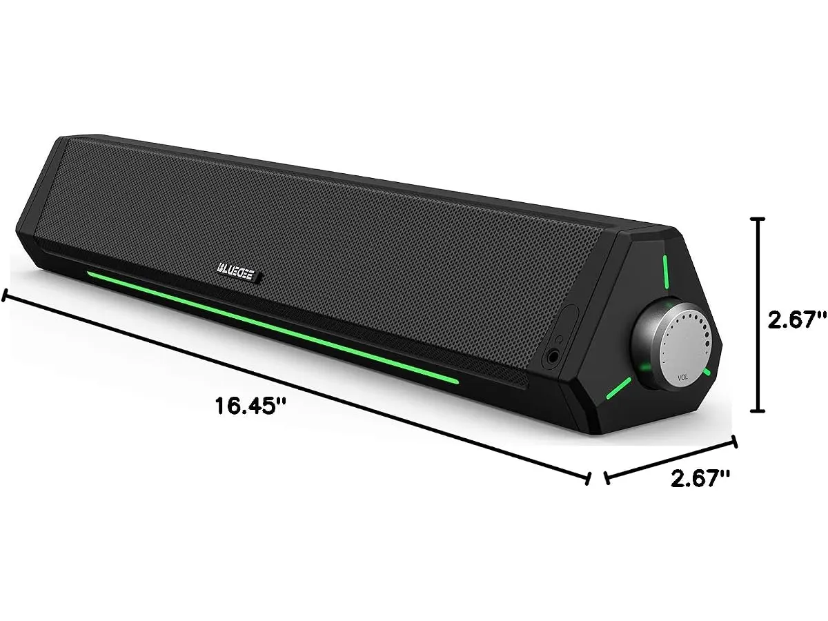 Bluedee Computer Speakers Review: Compact Soundbar for Desktops