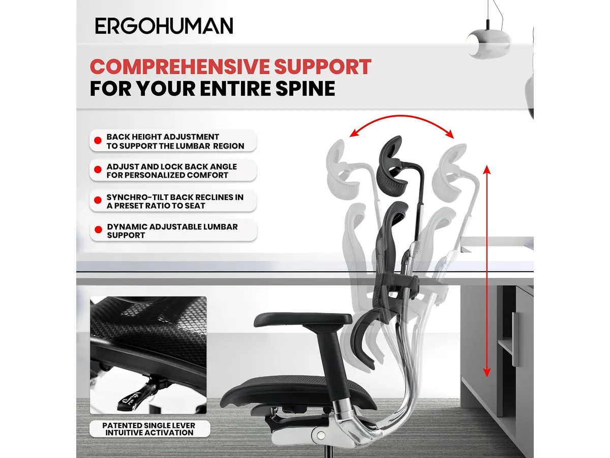 Ergohuman ME7ERG GEN2 Review: Versatile Ergonomic Chair