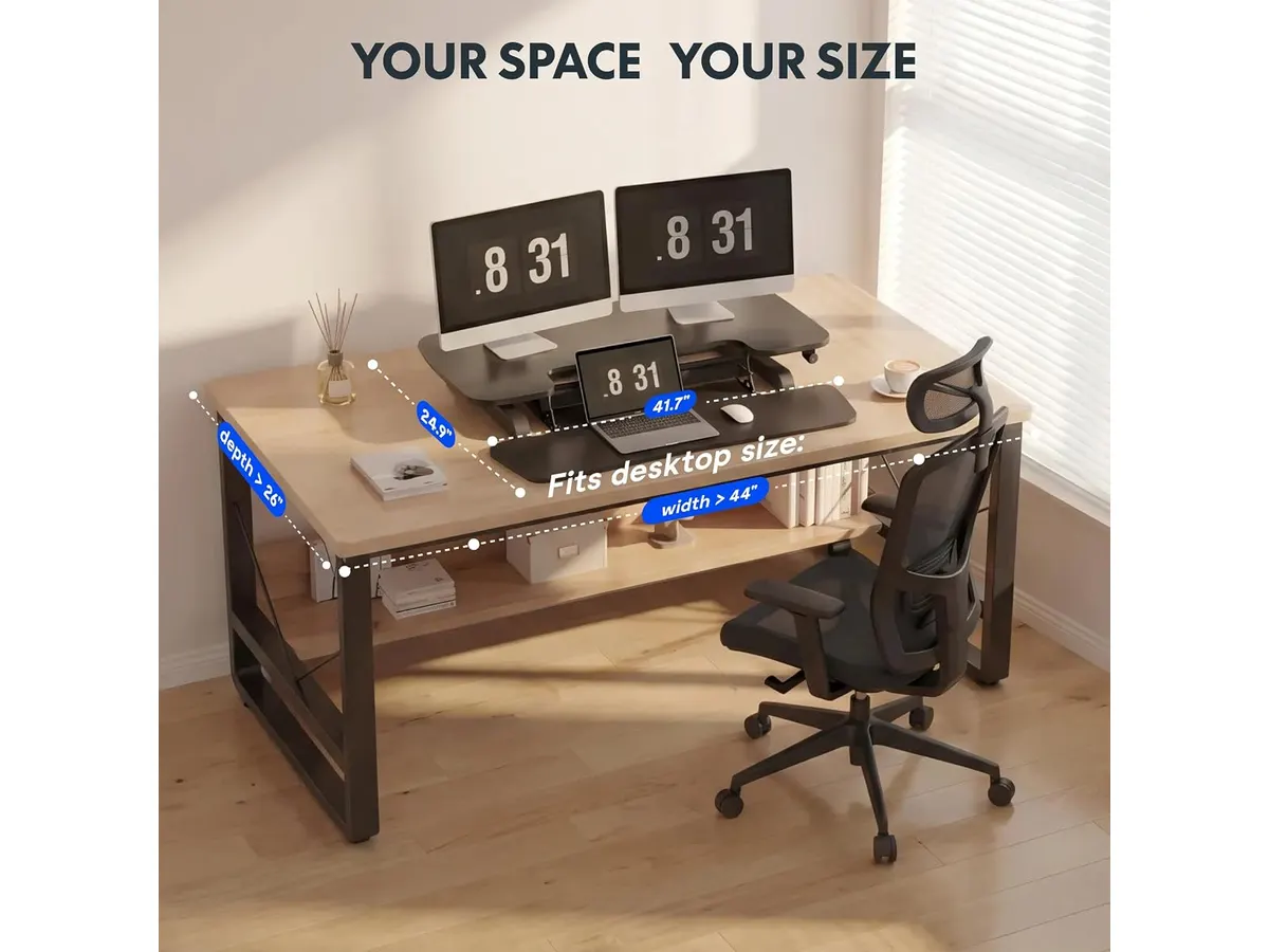 Análisis del FLEXISPOT 42" Standing Desk Converter para tu oficina