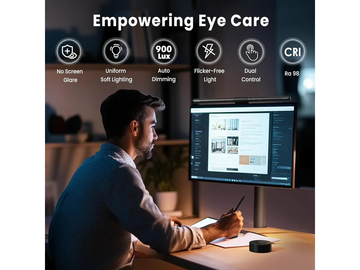 Quntis Computer Monitor Lamp Review: Ideal Lighting for Work